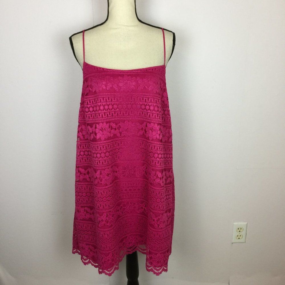 1. State Pink Lace Mini Dress
